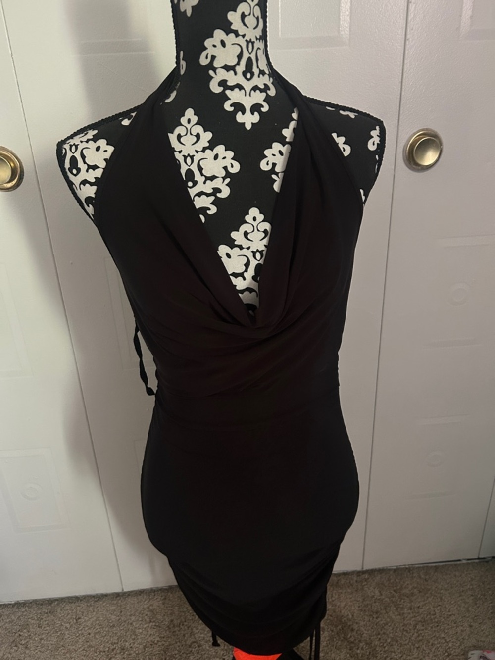 Black Halter Dress - Classic Women's Cocktail Dress